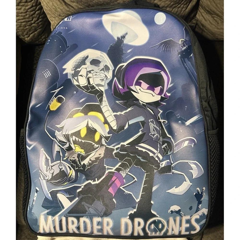 Murder Drones fanart Backpack w inside pocket Back to School 13